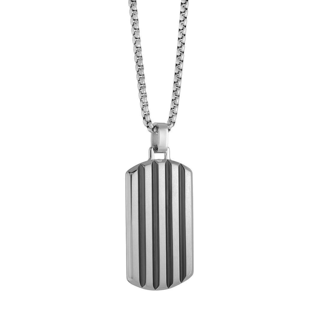 Italgem Large Dog Tag Pendant, 22"