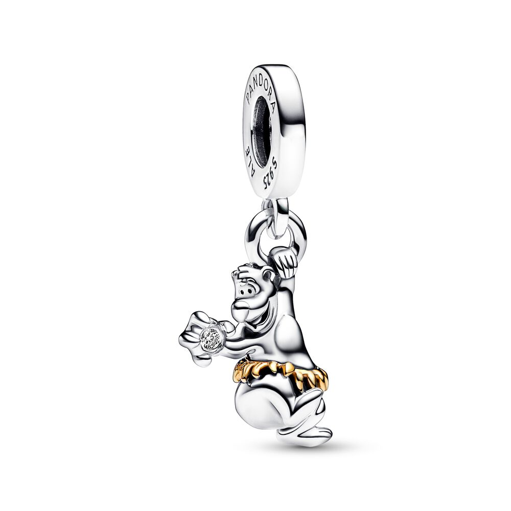 Pandora Disney 100th Anniversary Baloo 0.009 ct tw Lab-created Diamond Dangle Charm