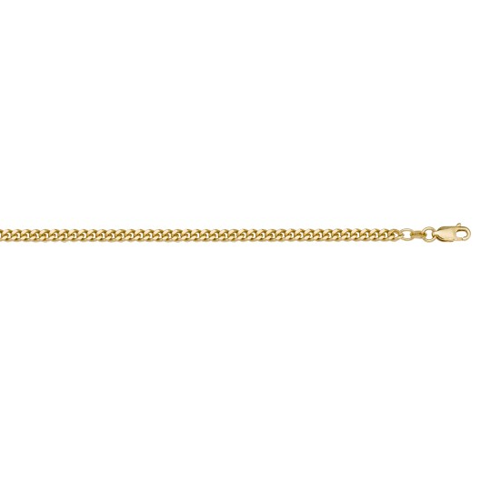 10k yellow gold 1.4mm curb lin