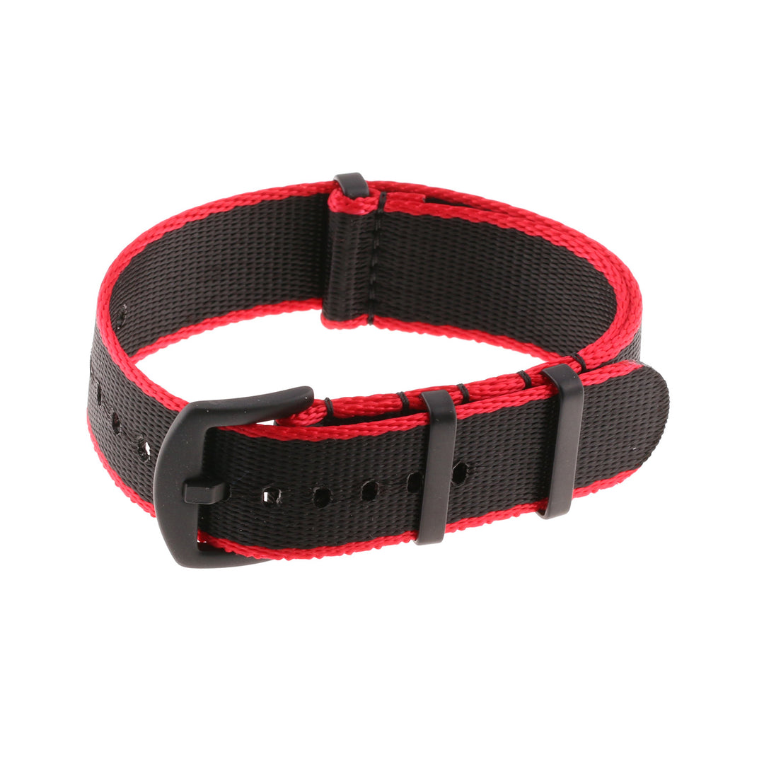 Seat belt nato strap black / r