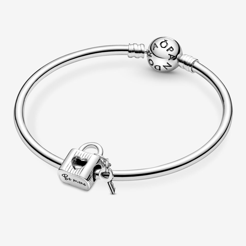FINAL SALE - Pandora Padlock & Heart Key Charm