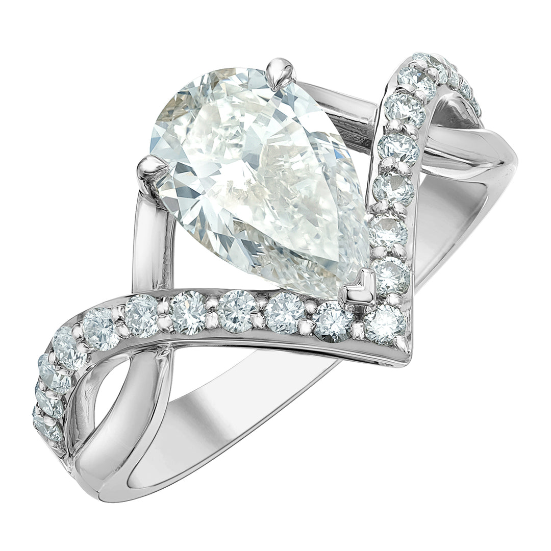 Diamond Evolution 14k Gold 2.03ct Lab Grown Diamond Engagement Ring