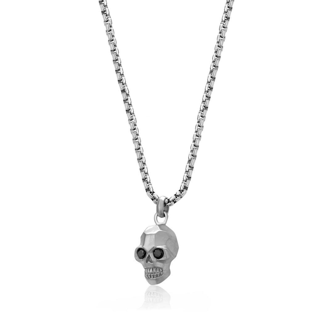 Italgem Steel Skull Pendant