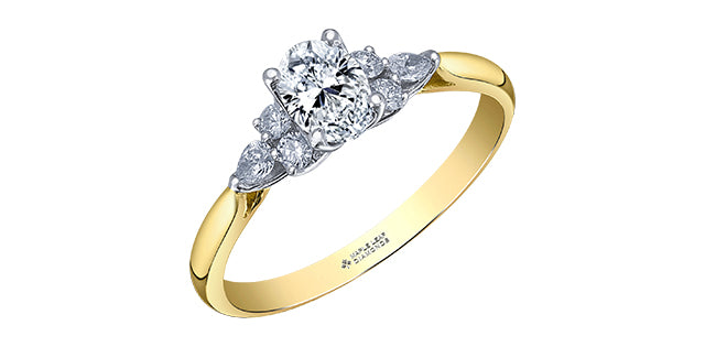 Maple Leaf Diamonds 14 karat y