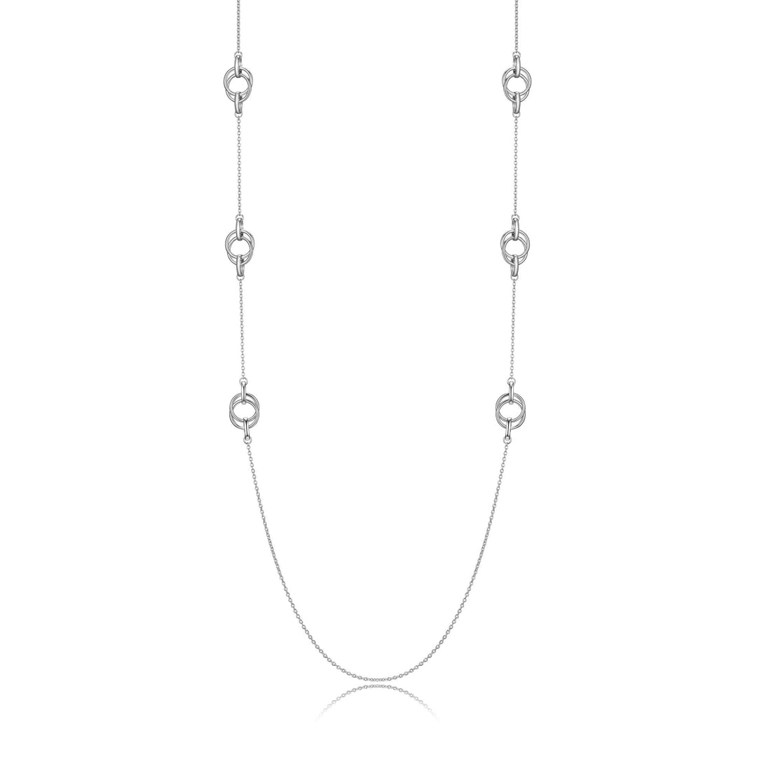 ELLE Lyra Station Chain Necklace