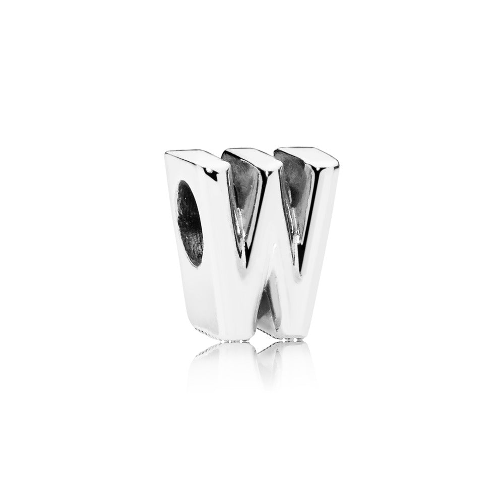 FINAL SALE- Pandora Letter W Alphabet Charm