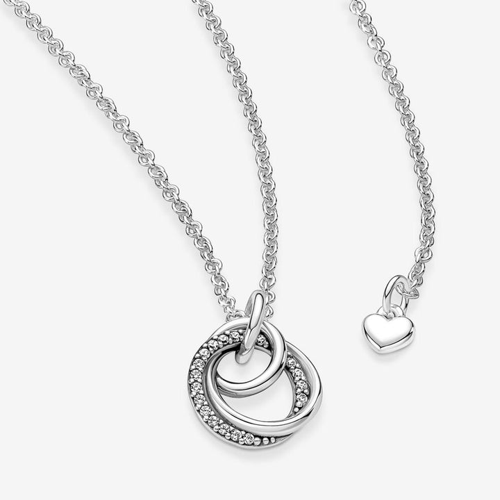 Pandora Family Always Encircled Pendant Necklace, 23.6"