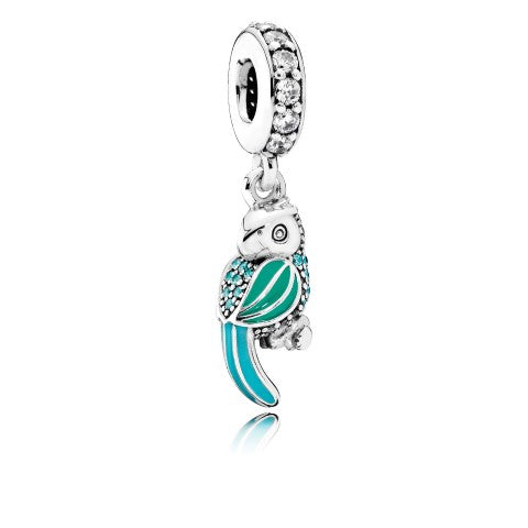 Pandora Dangle Tropical Parrot