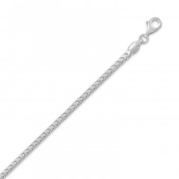 Sterling Silver Franco Link Ch
