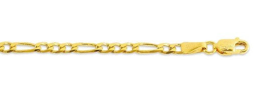 10K Figaro Link Bracelet