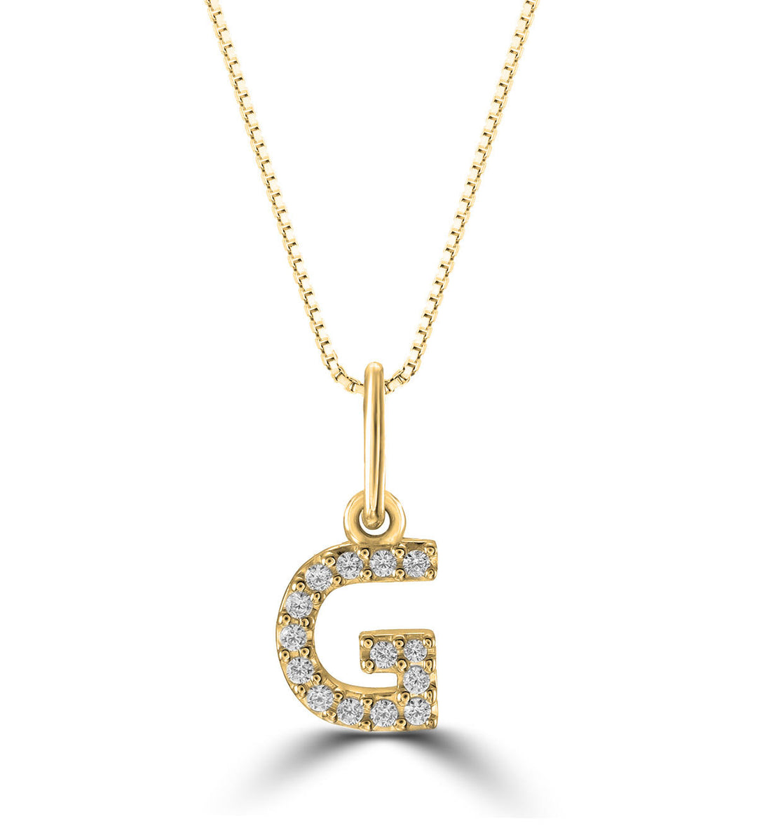 10K Initial "G" Pendant 0.05TDW