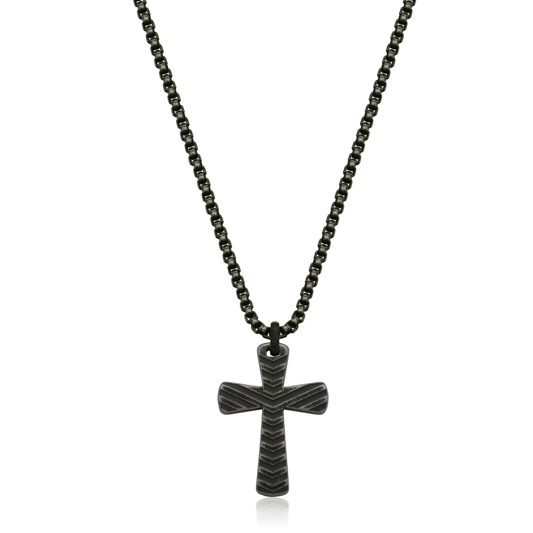 Steelx Cross Pendant on 24" Chain