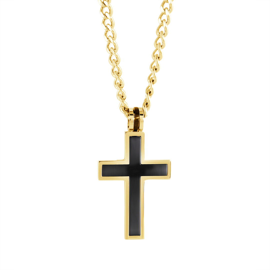 Italgem Steel Cross Pendant