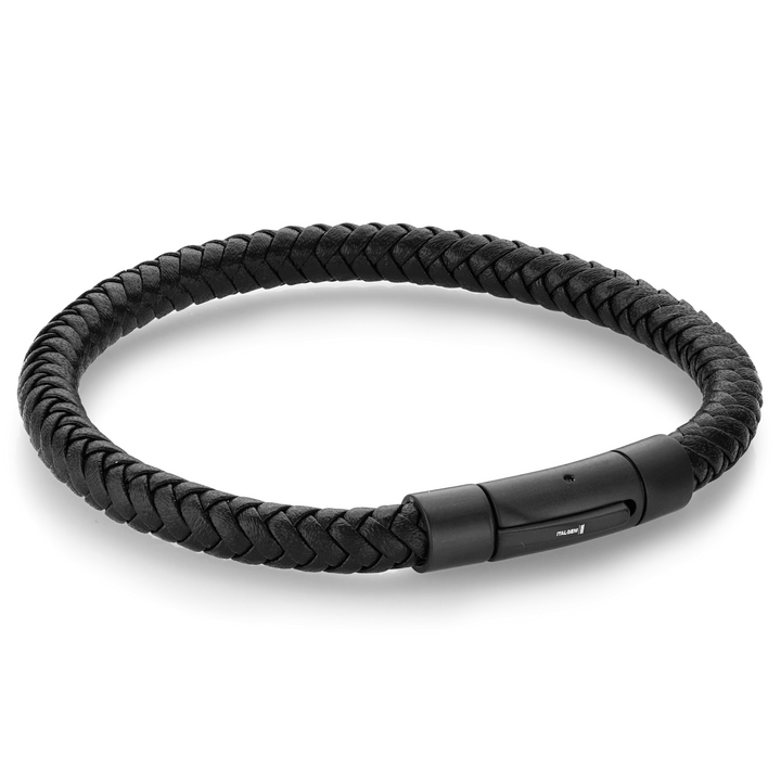 Italgem Leather & Steel Bracelet