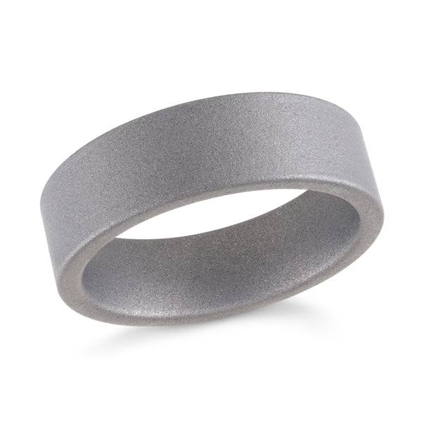 Malo Gunmetal Tungsten Ring, size 10