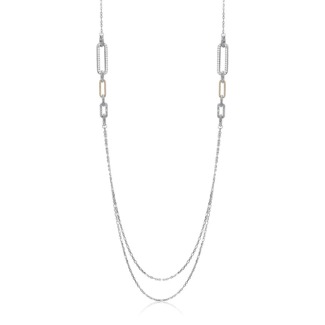 Charles Garnier Two Tone Double Chain