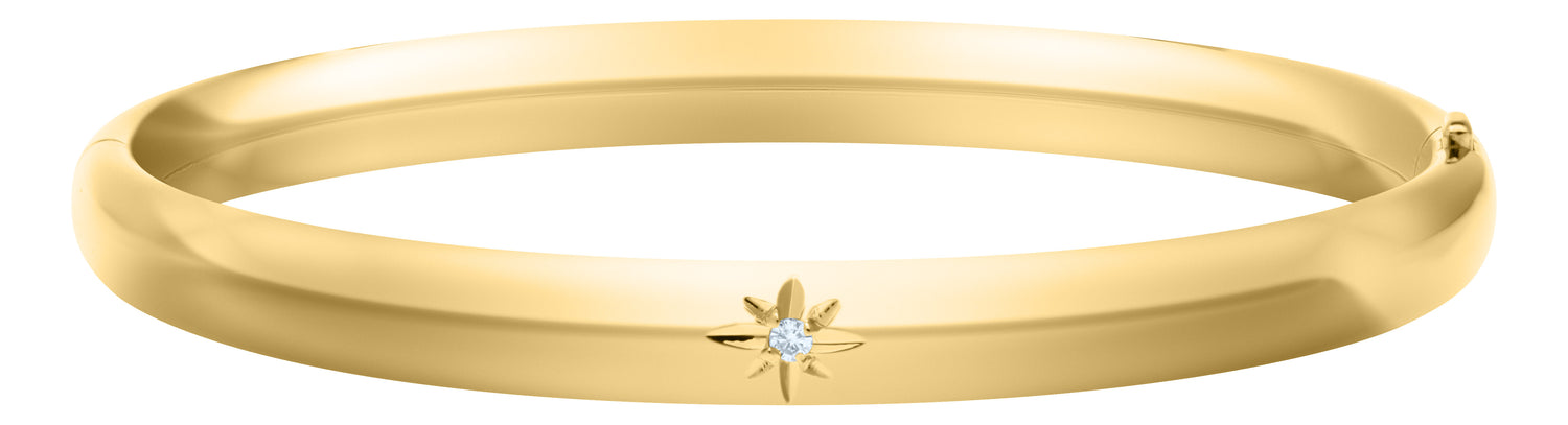 14K Gold Filled Child's Bangle Bracelet