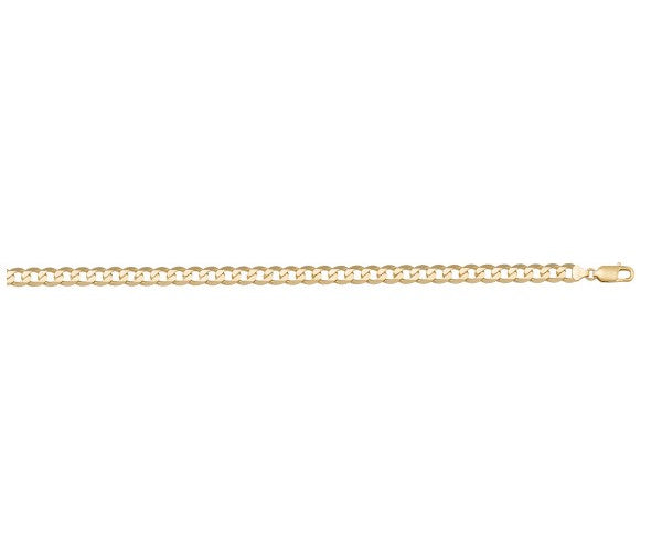 10k yellow gold flat curblink