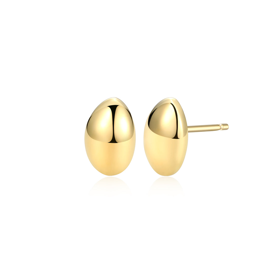 Reign 18k Gold Plated Stud Earrings.