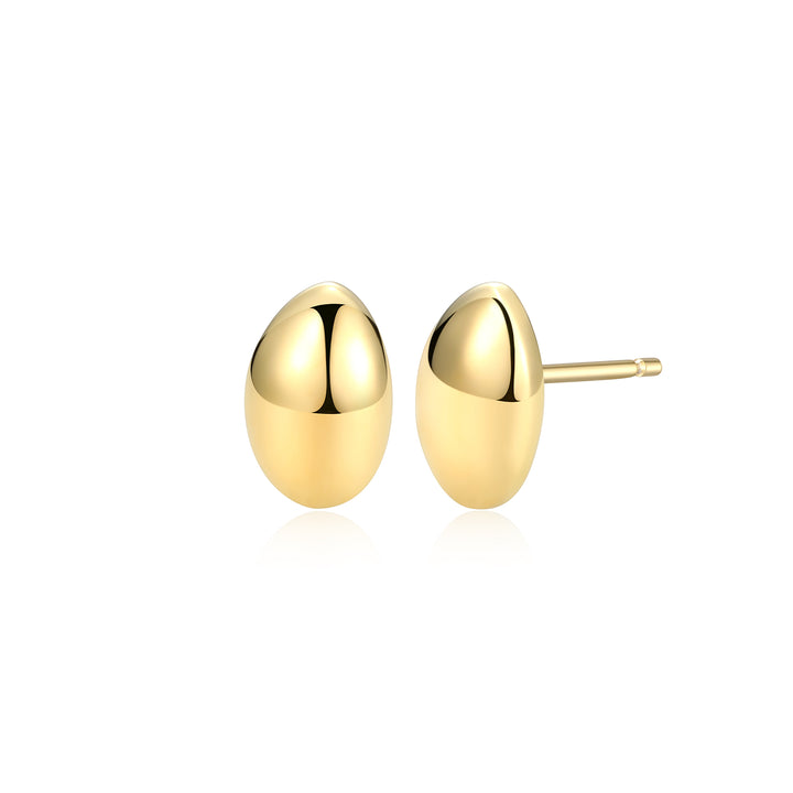 Reign 18k Gold Plated Stud Earrings.