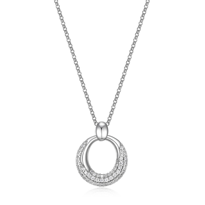 ELLE rhodium-plated and sterli