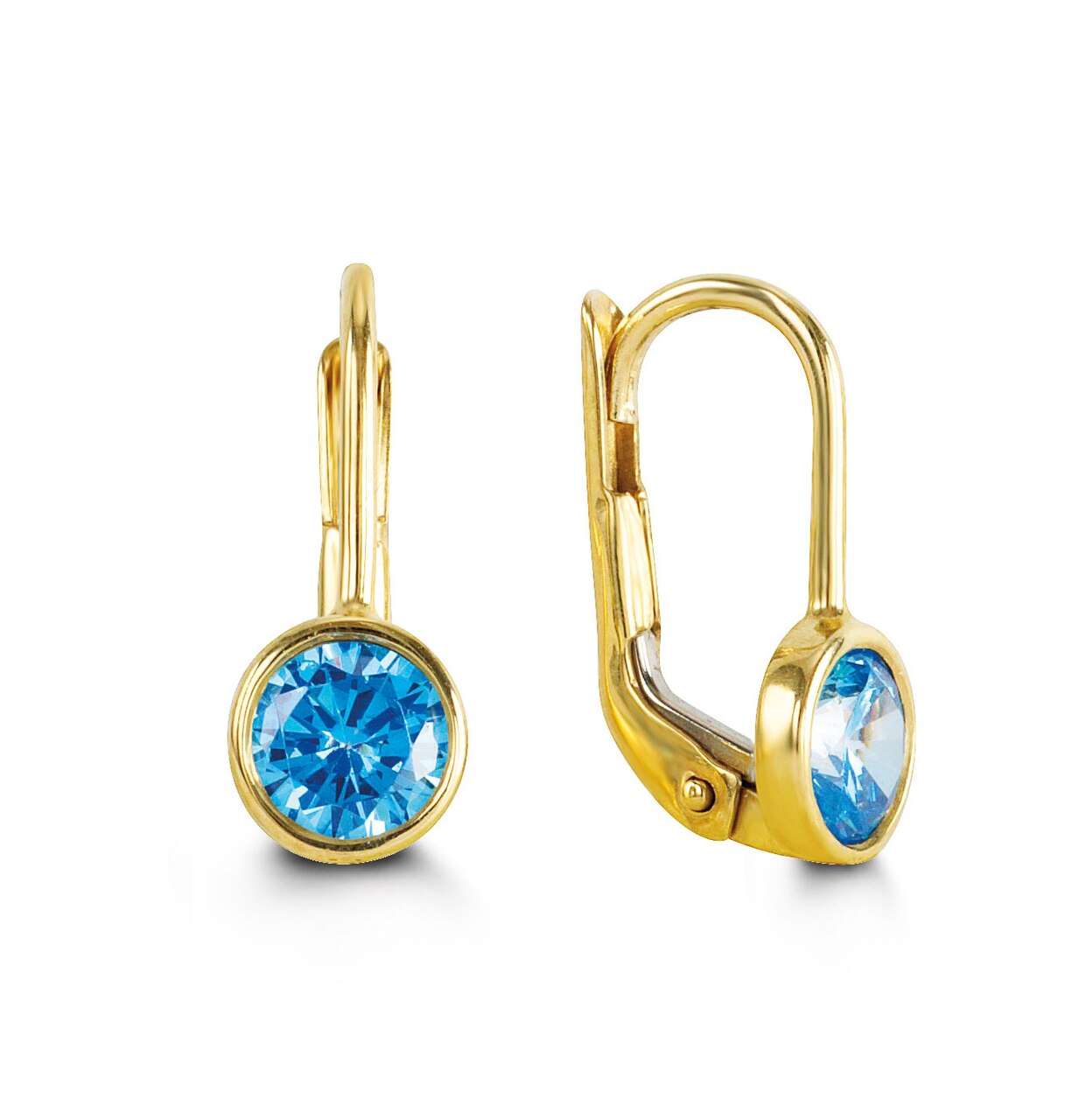 Bella 10K December Birthstone Earrings