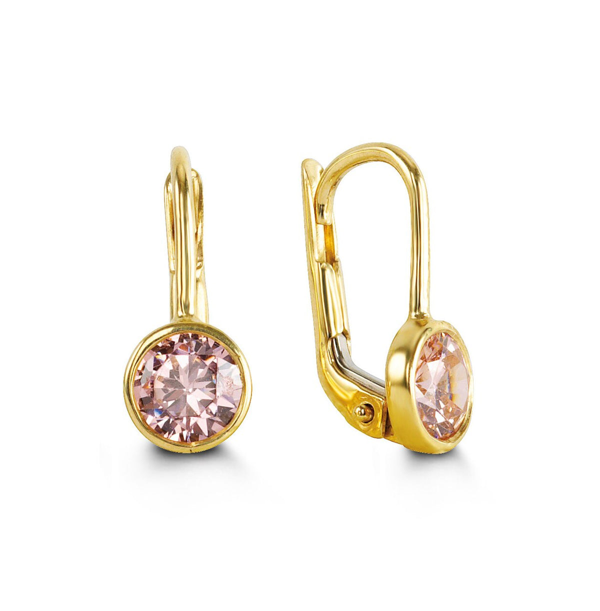 FINAL SALE - Bella 10K October Birthstone Earrings