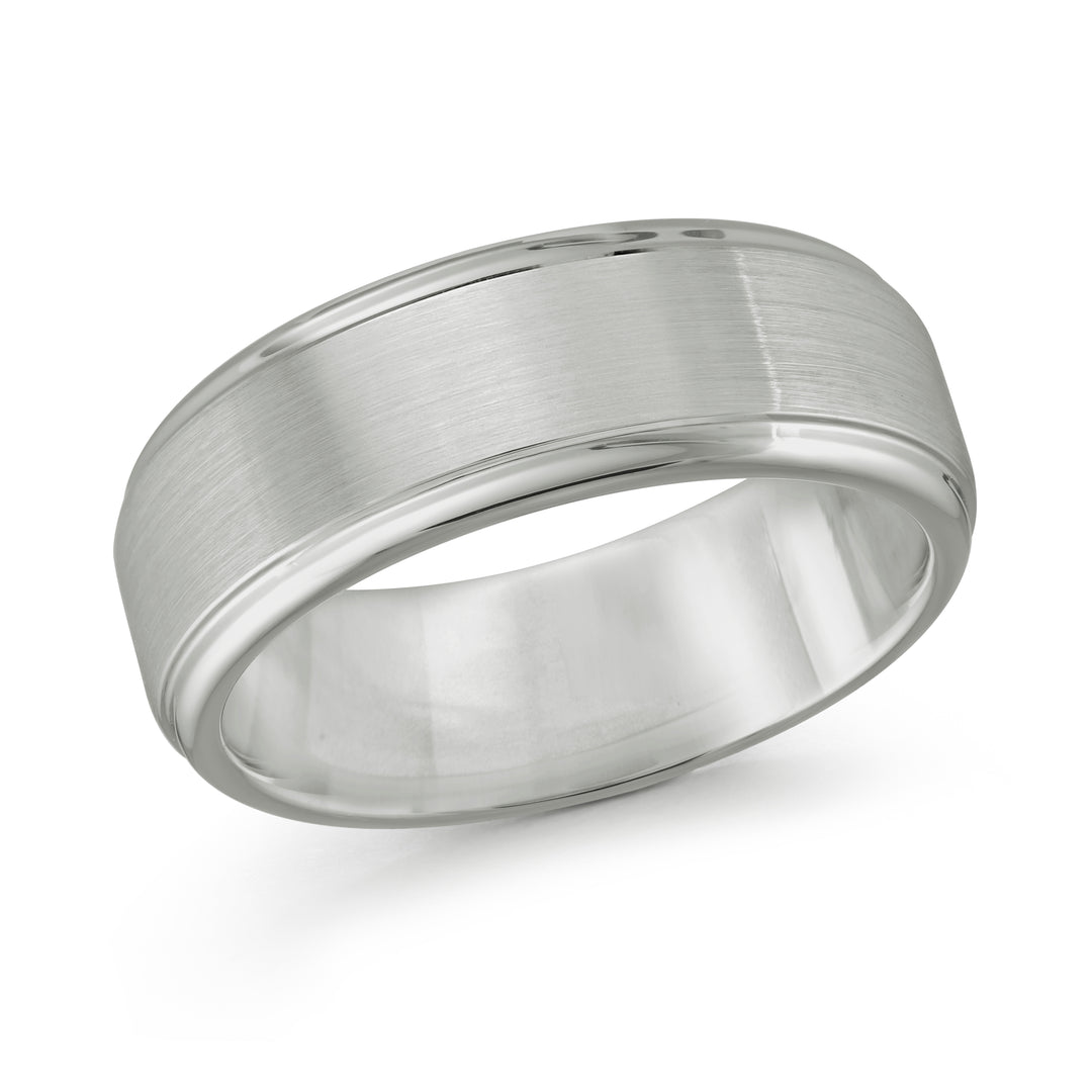 Malo Gunmetal Tungsten Ring, size 10