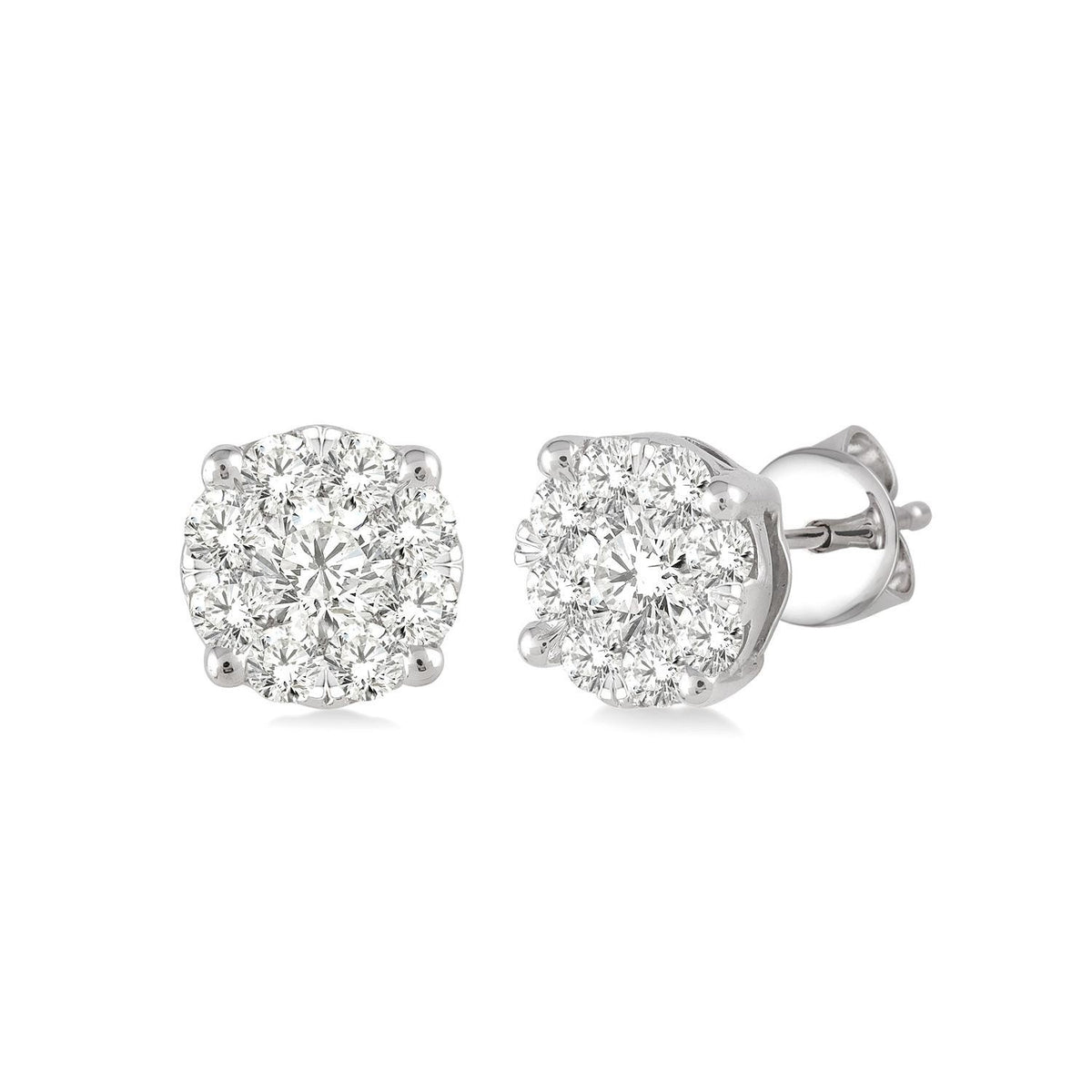 14KW Diamond Stud Earrings 0.35TDW