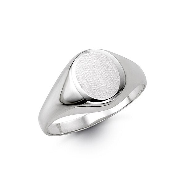 10K Oval Signet Ring