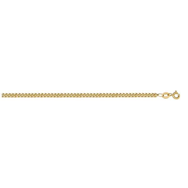10K Gold Curb Link Chain-16"