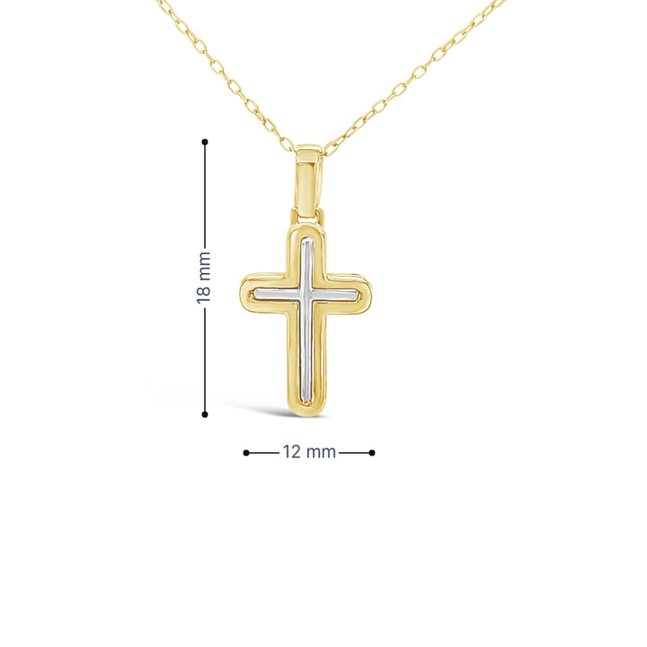 10K Cross Pendant