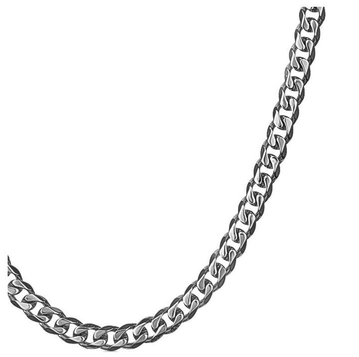 Steel Curb Anklet- 10"