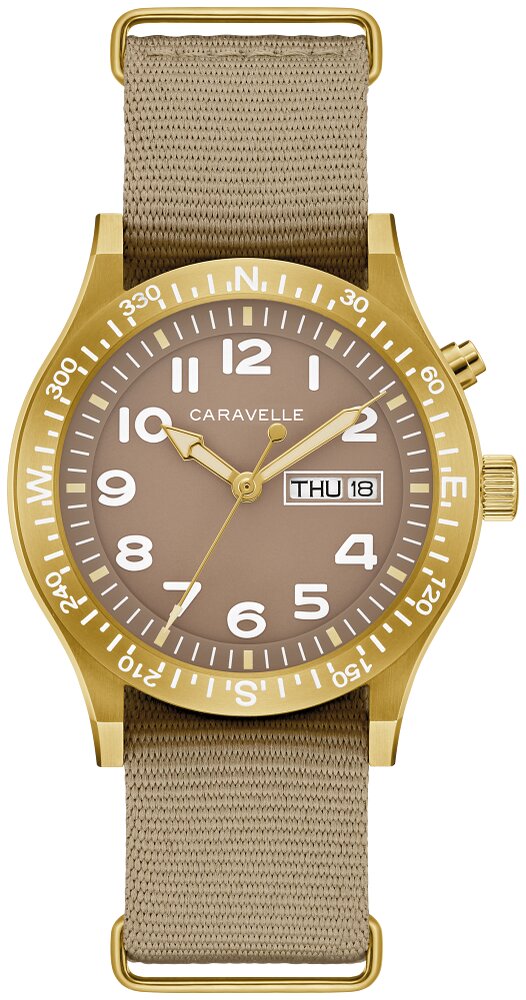 The men’s Caravelle Field watc