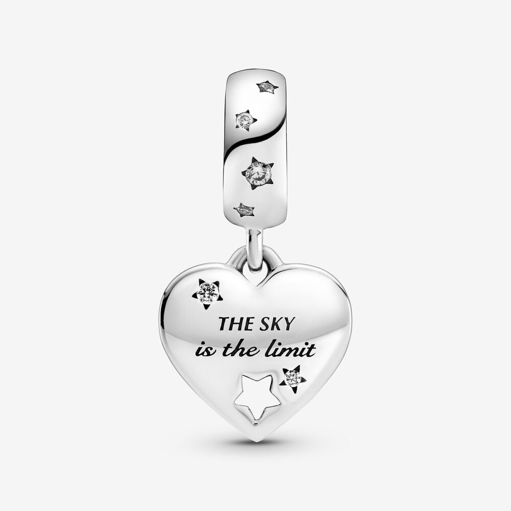 FINAL SALE- Congratulations Heart & Stars Dangle Charm