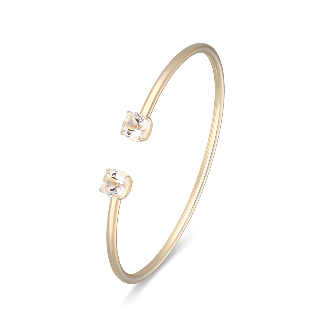 Sterling Silver Bangle, 6.5"