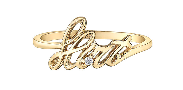 10K "Flirt" Fashion Ring