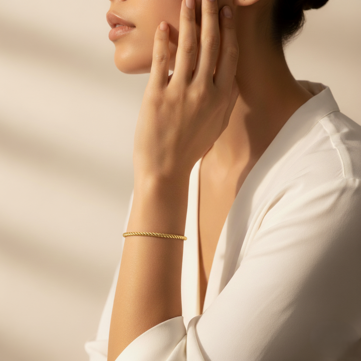 10k yellow gold semi solid hin