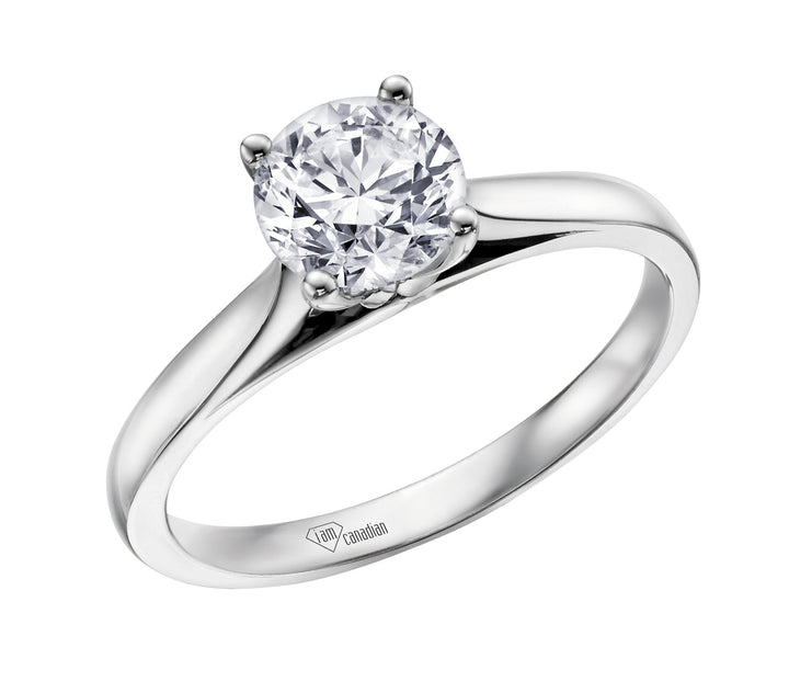 14k Solitaire Engagement Ring,