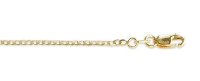 10k yellow gold 1.75mm curb li