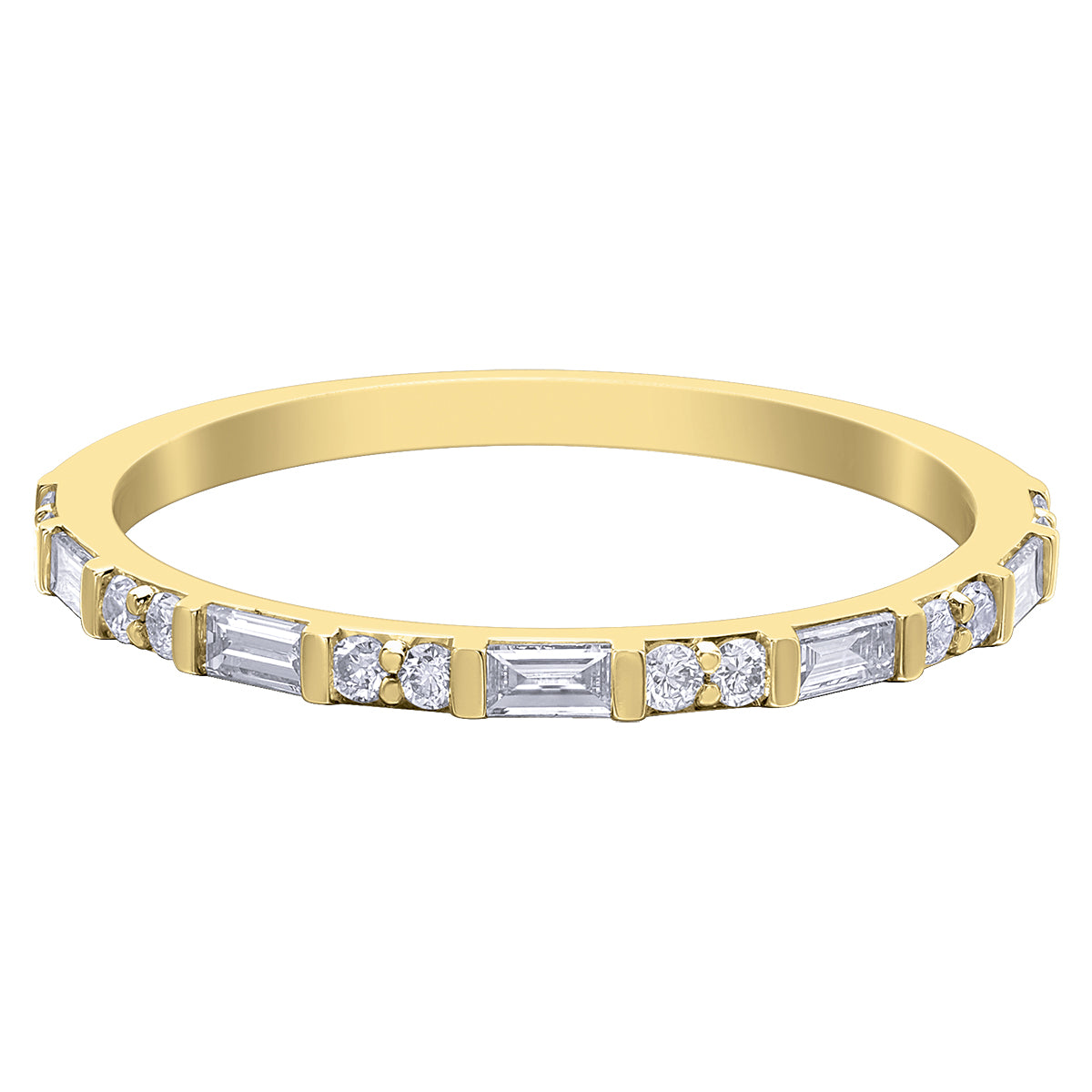 10 Karat Diamonds Stacking Ring, 0.27 TDW