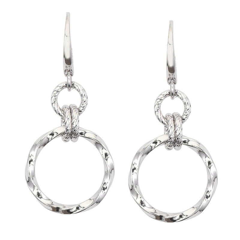 Frederic Marbella Sterling Silver Drop Earrings