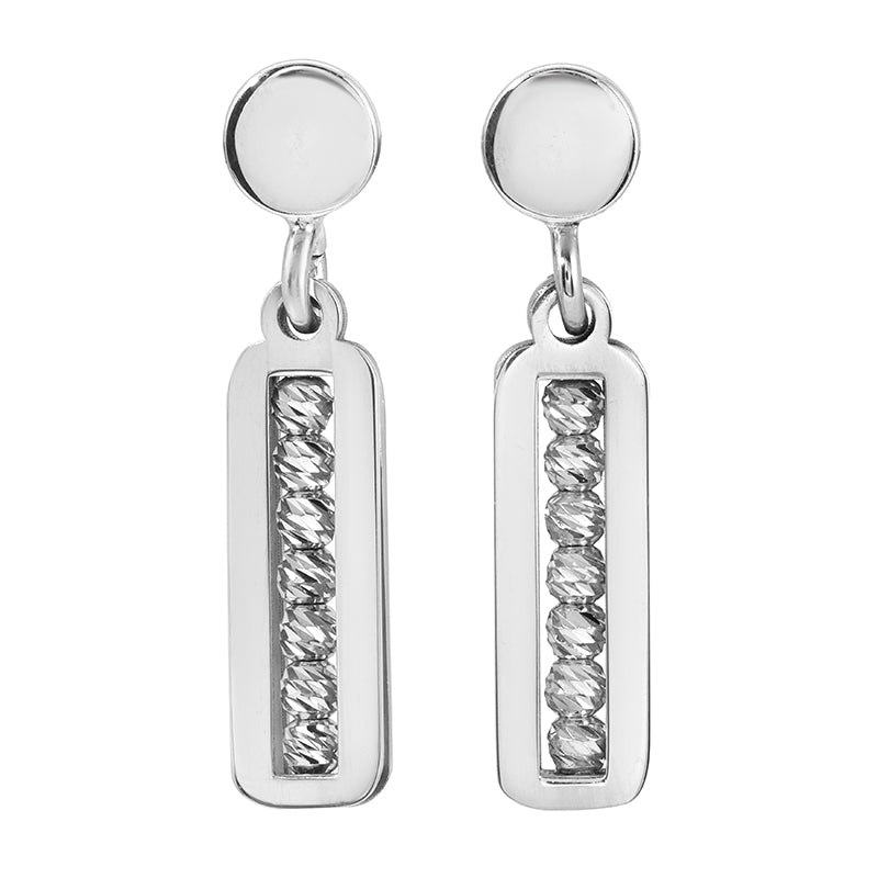 Federic Declos Tiempa Silver Dangle Earrings