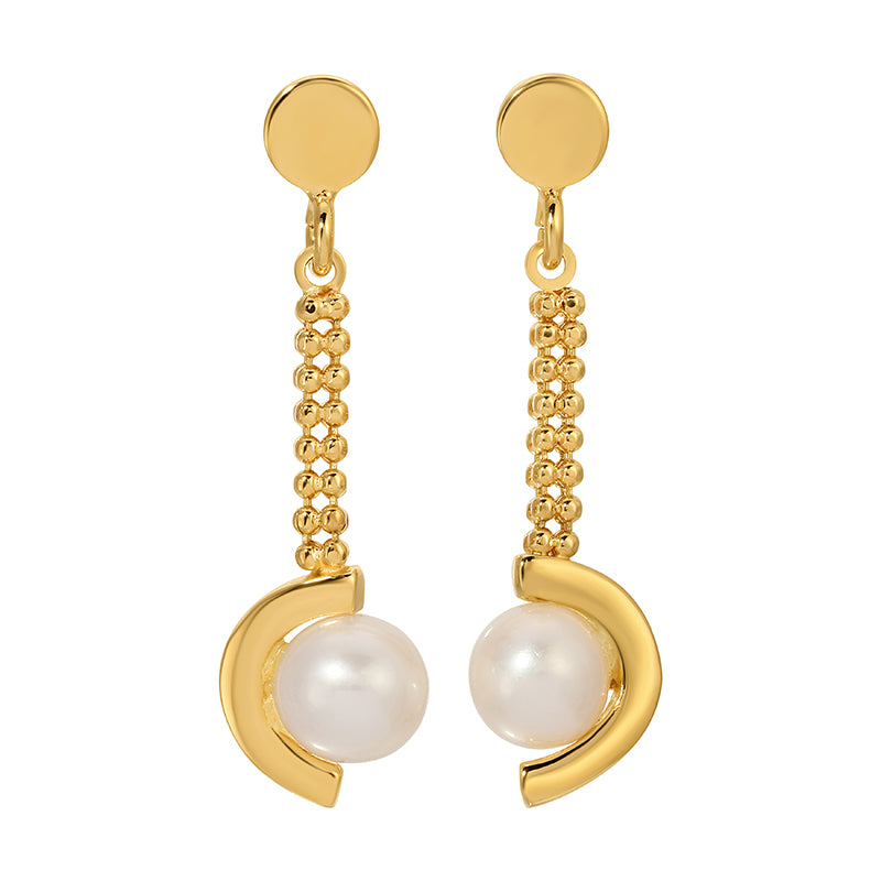 Frederic Duclos Freshwater Pearl Drop Earrings