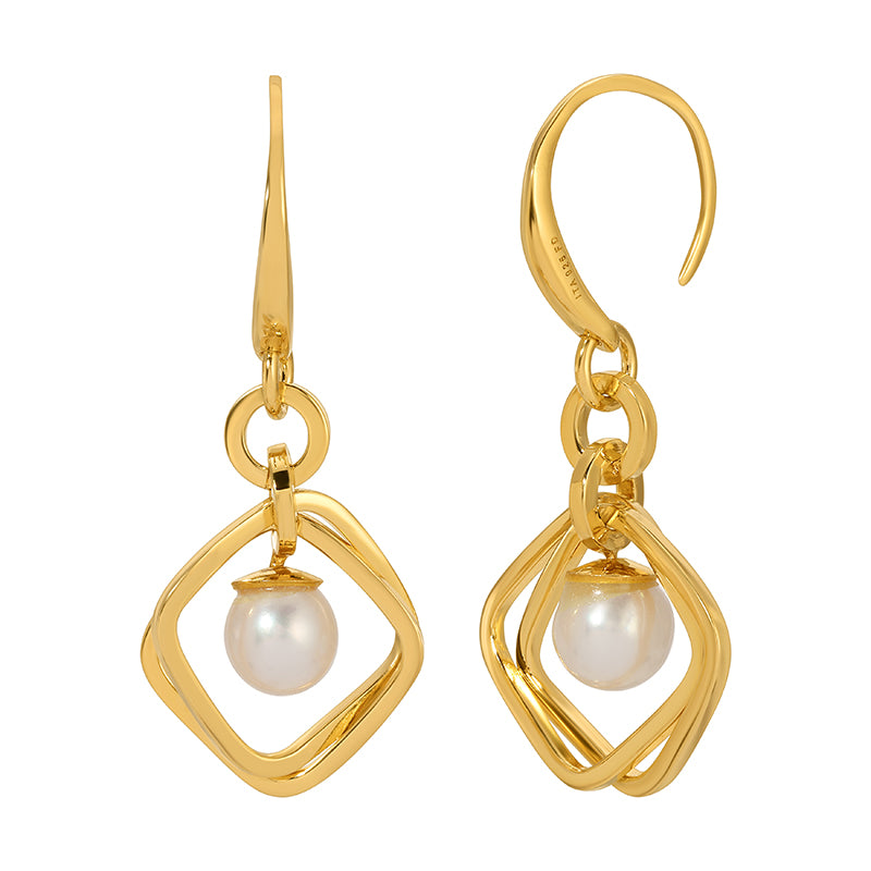 Frederic Duclos Freshwater Pearl Drop Earrings