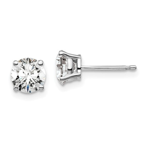 14kw Diamond Earrings 0.75ct