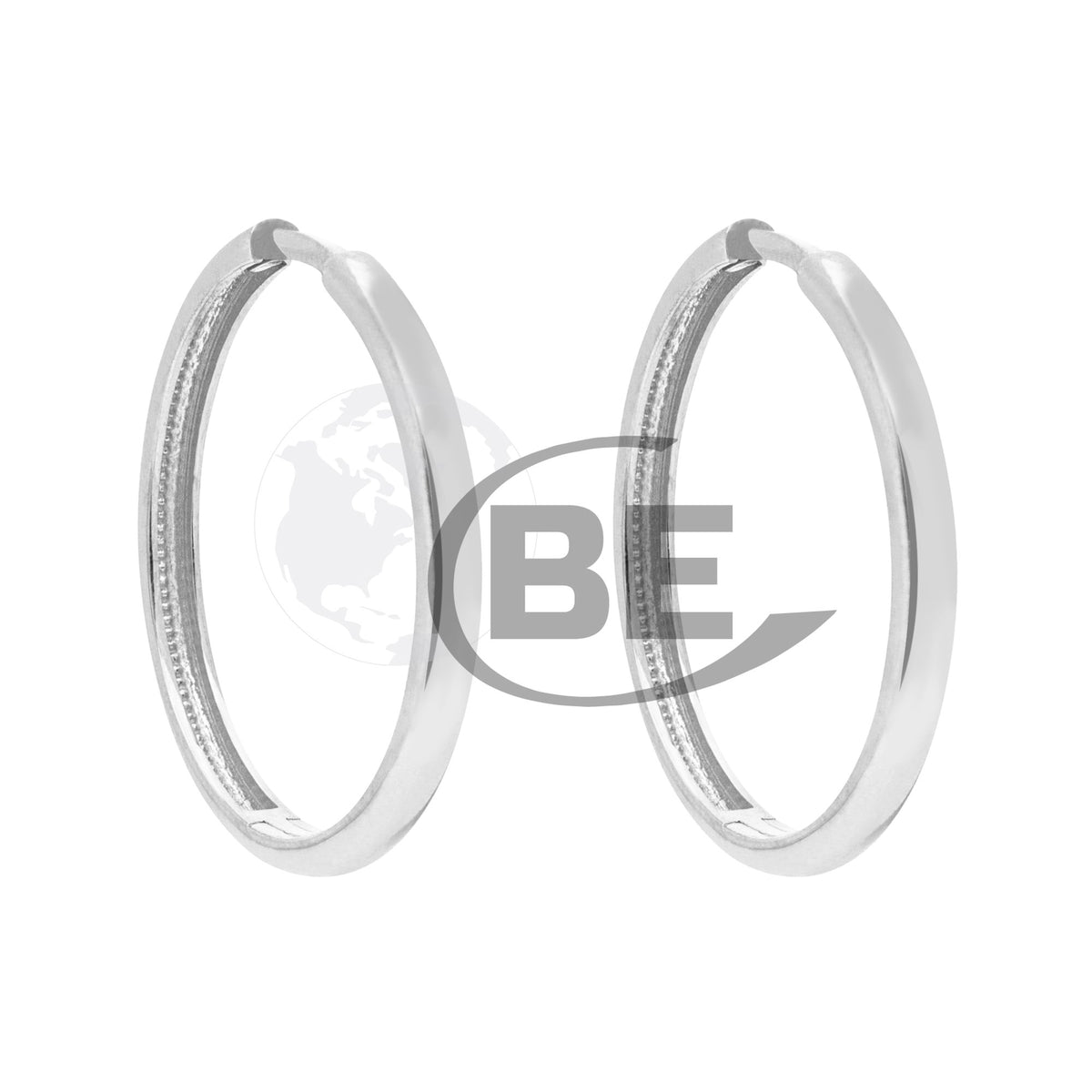 10K 20mm Huggie Earrings