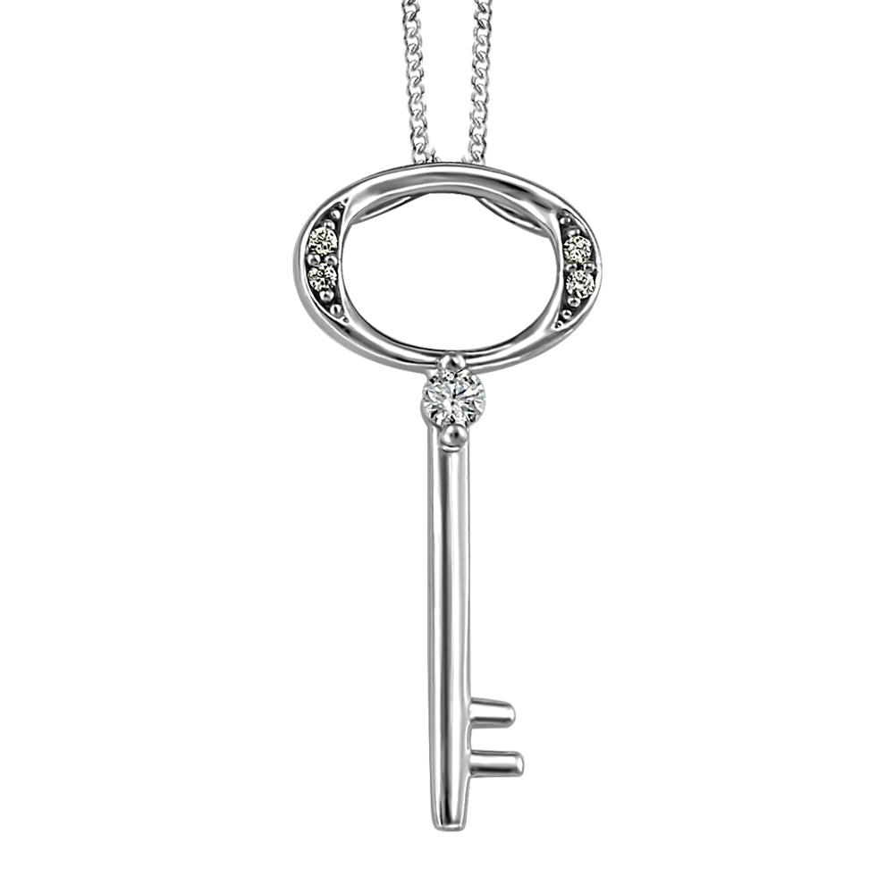 FINAL SALE - Fire & Ice 10 karat white gold