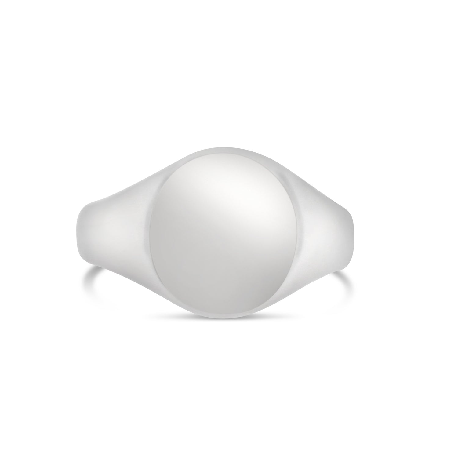 Polish Oval Signet Ring, Size 11