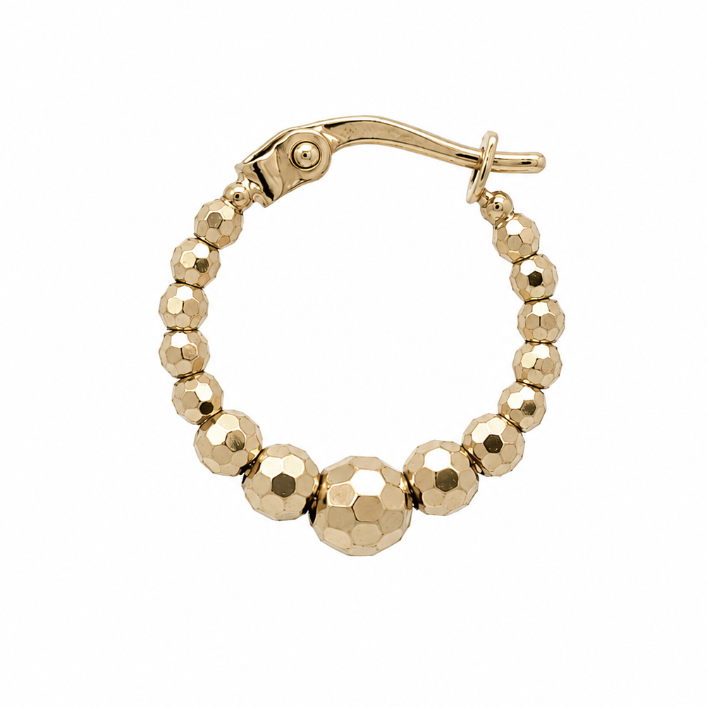 10k yellow gold polished and f